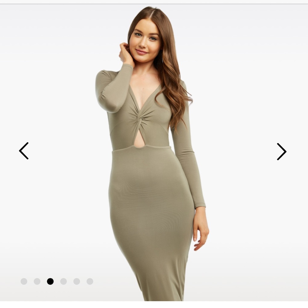 Bardot Twist Front Dress